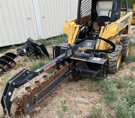 skid steer attachment rental houston|tractor with trencher attachment rental.